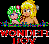Заставка игры Wonder Boy